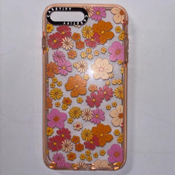 iPhone 8 Plus Casetify Groovy Flowers Case - Picture 1 of 1
